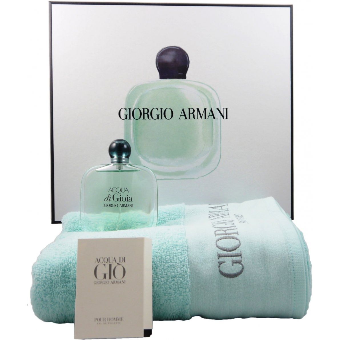 Giorgio Armani Acqua di Gioia Set 100 ml Eau de Parfum Handtuch