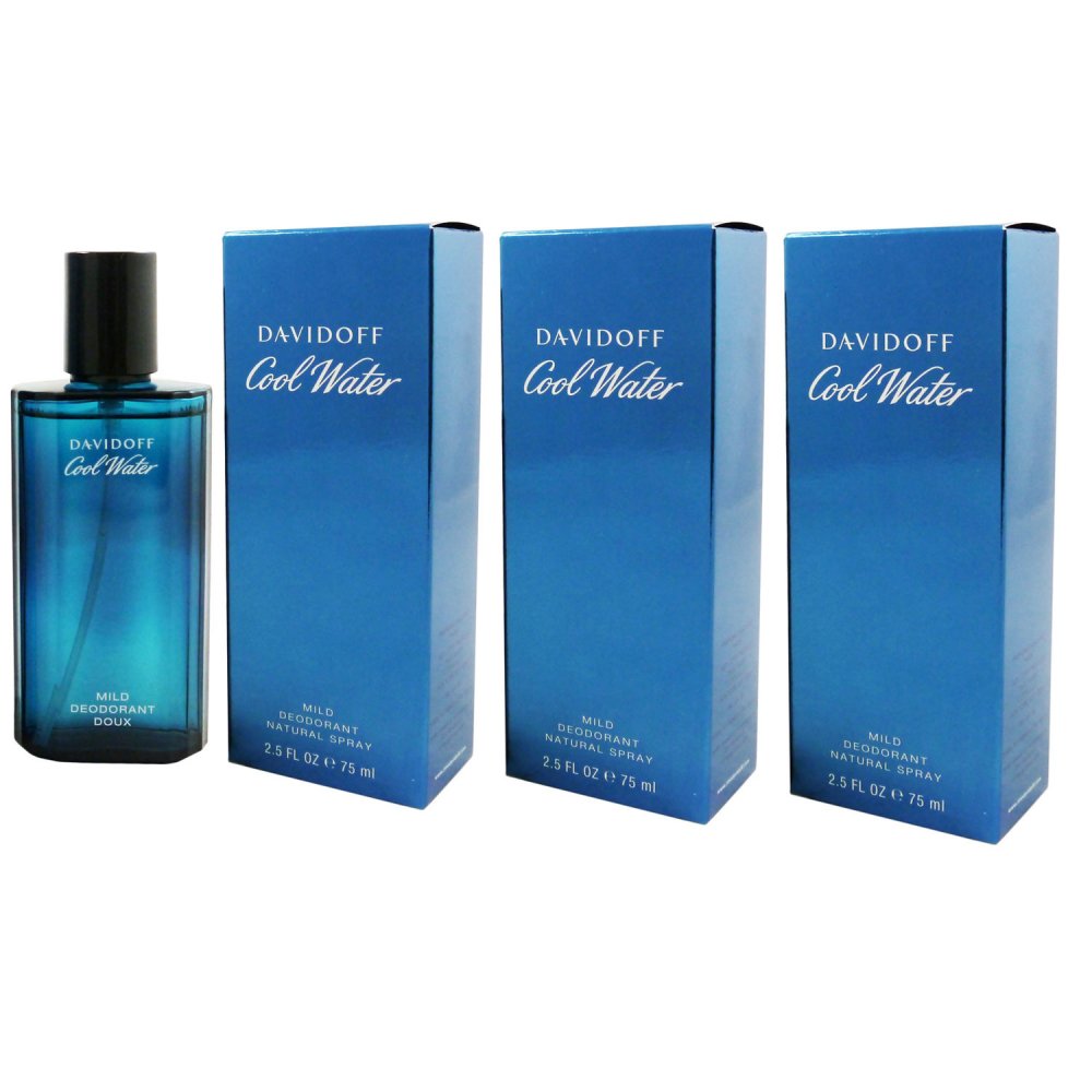 Davidoff Cool Water Mild Deodorant Natural Spray Davidoff Cool