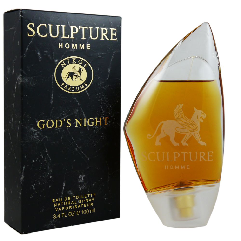 Nikos Sculpture Homme Gods Night 100 ml Eau de Toilette EDT bei Riemax