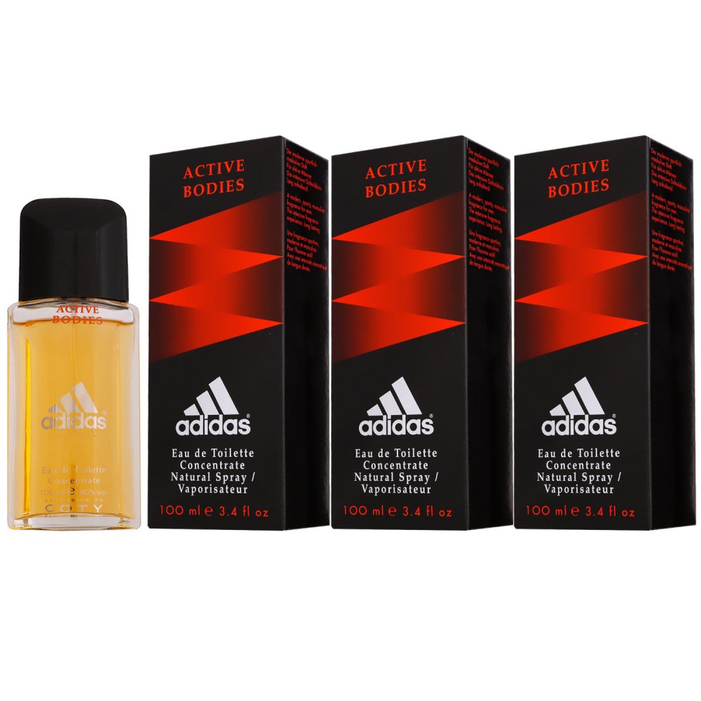 Adidas Active Bodies Concentrate x 100 ml Eau de Toilette EDT - Main Image