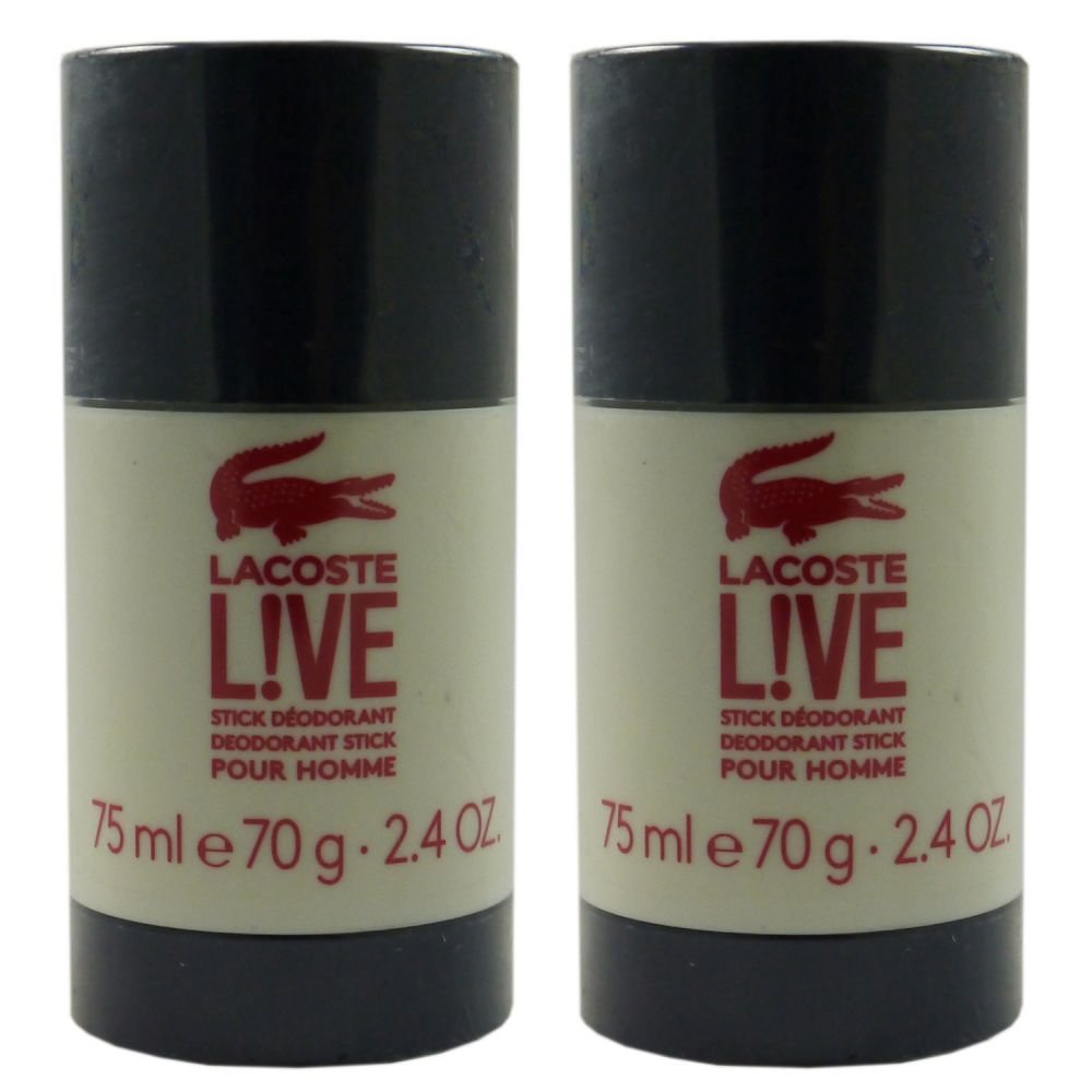 Lacoste Live Pour Homme x 75 ml Deostick Deo Stick Set bei Riemax