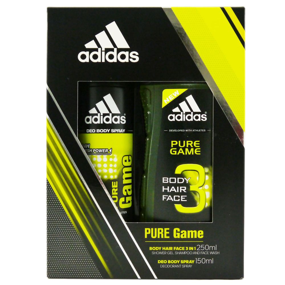 Adidas Pure Game Set in DG 250ml 150ml Deospray bei Riemax