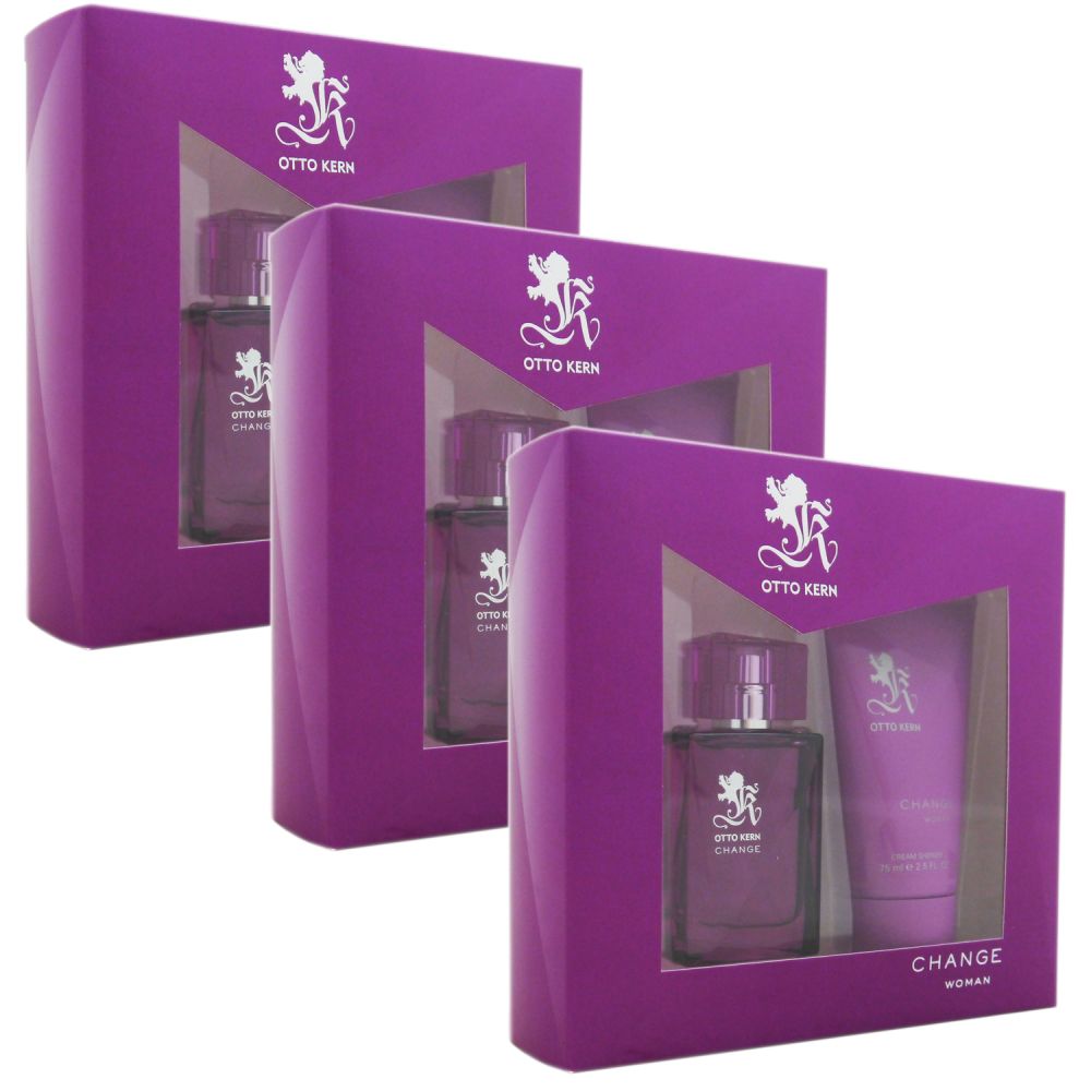 3x Otto Kern Change Woman Set 30ml EDT & 75ml Showergel bei Riemax