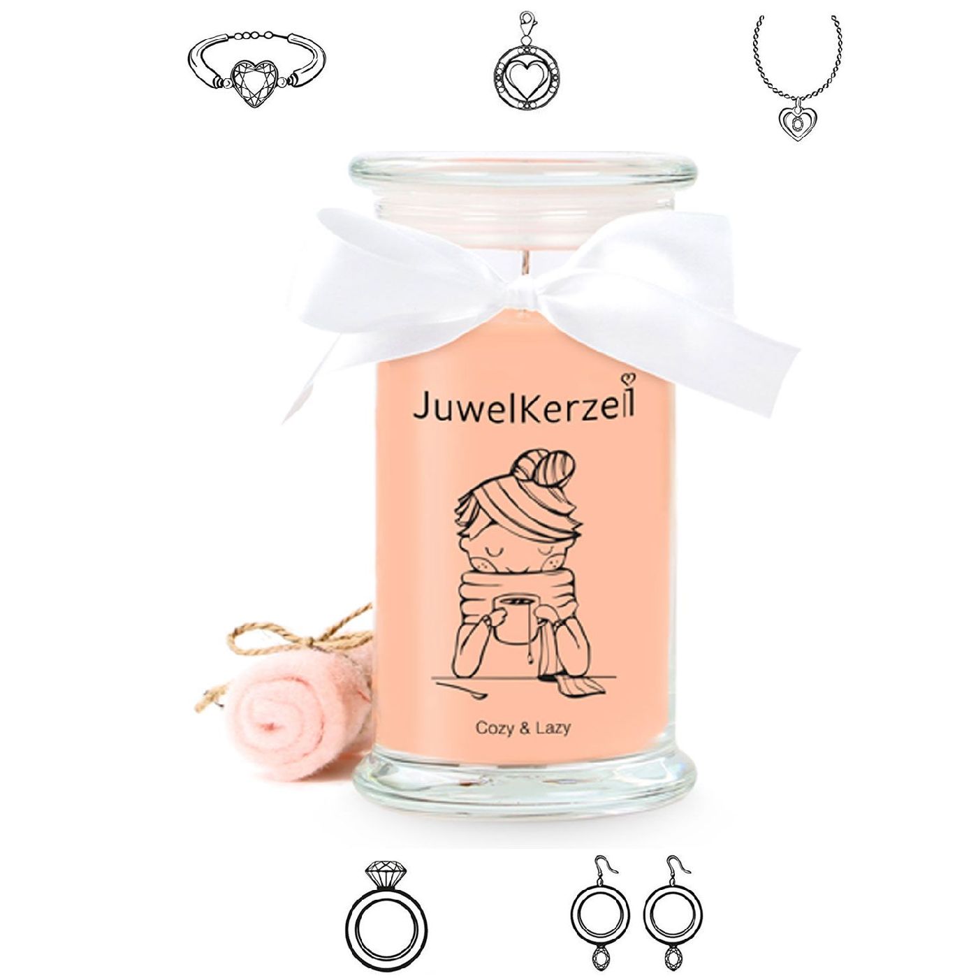 Juwelkerze Cozy & Lazy Classic Edition