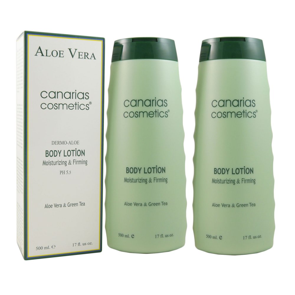 Canarias Cosmetics Aloe Vera Dermo Body Lotion 2 x 500 ml bei Riemax