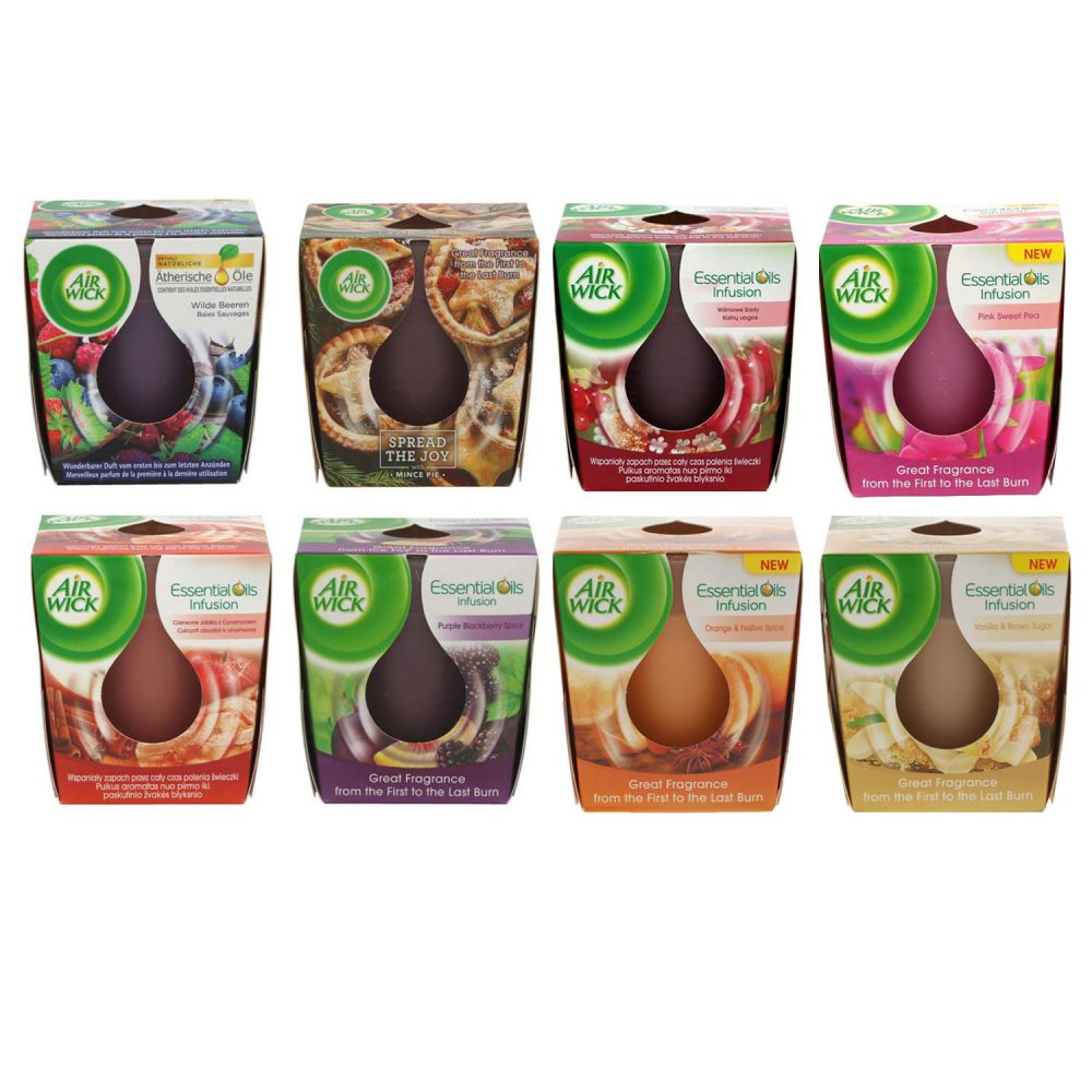 Air Wick Wohlfühl-Duftkerze Candle 6 x 105 g