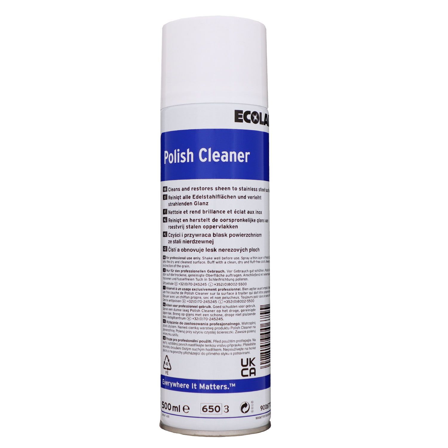 Ecolab Chromol 3x500 Ml Edelstahlpflege Frischeduft Bei