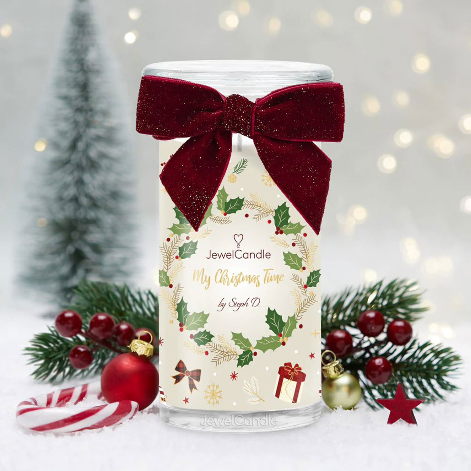 Juwelkerze My Christmas Time by Stephanie Durant Duftke