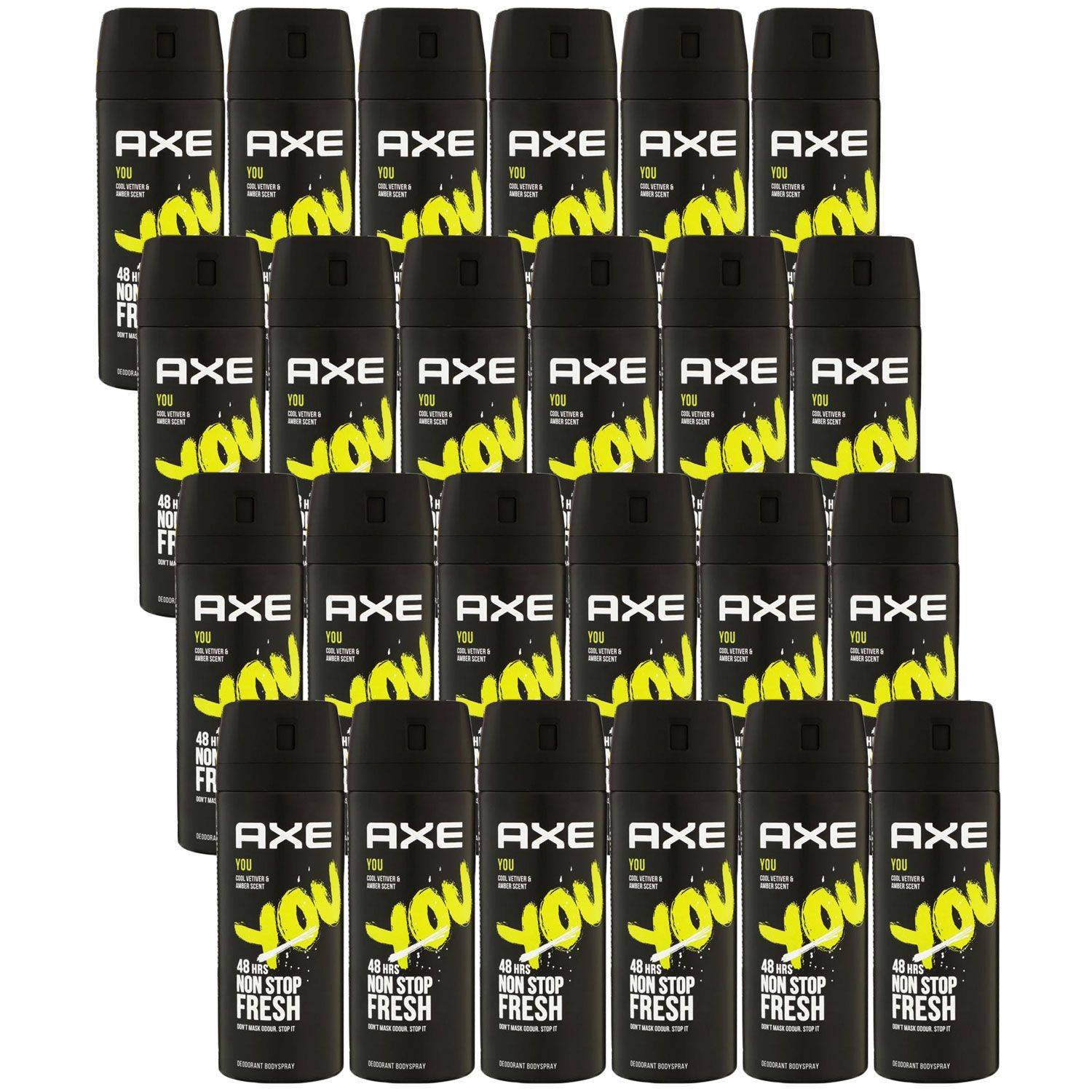 Axe YOU 24 x 150 ml Deospray Set bei Riemax