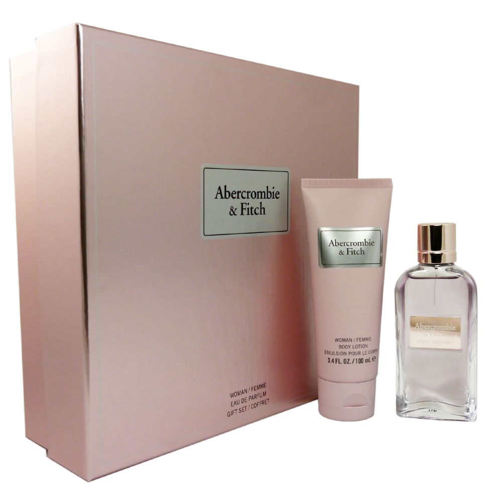 Abercrombie & Fitch First Instinct Woman Set 50ml EDP & 100ml BL bei Riemax