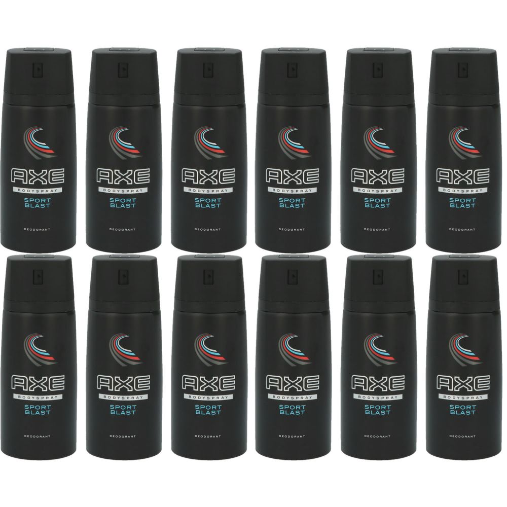 Axe Sport Blast Deo Neues Design Deospray 12 x 150ml bei Axe Sport Blast Deo Neues Design Deospray 12 x 150ml bei