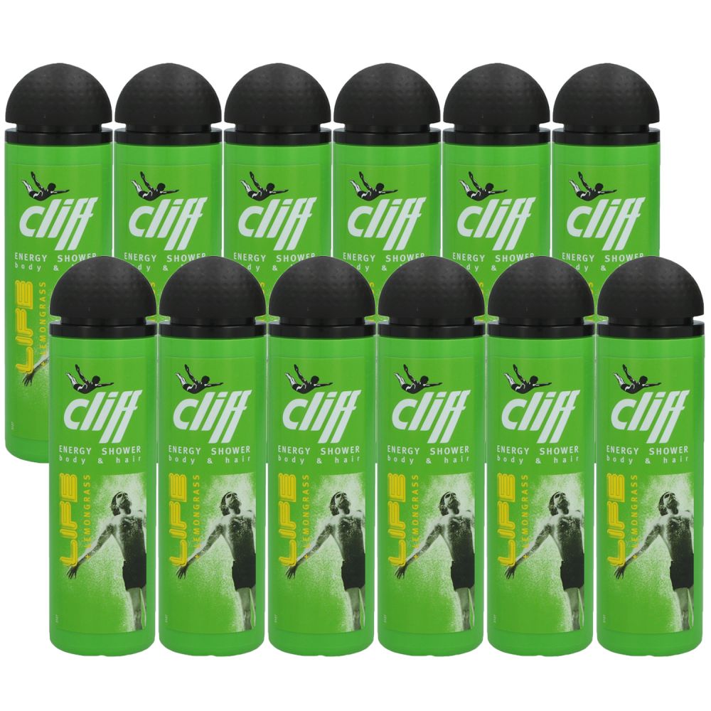 Cliff Energy Life 12 x 250 ml Duschgel bei Riemax