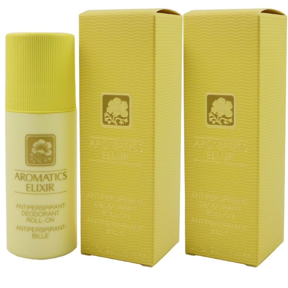 Clinique Aromatics Elixir 2x75ml Deo Roll on Antiperspirant Set bei Riemax