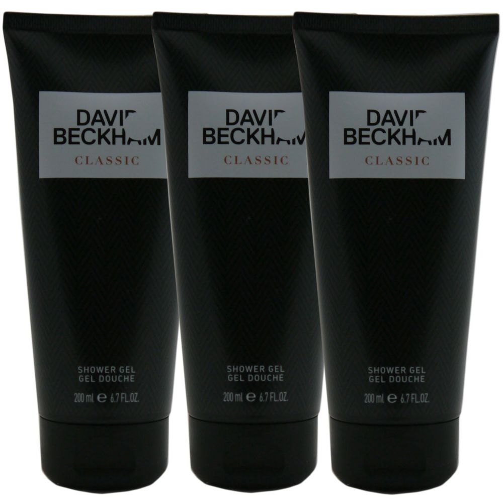 David Beckham Classic 3 x 200 ml Duschgel Shower Gel bei Riemax