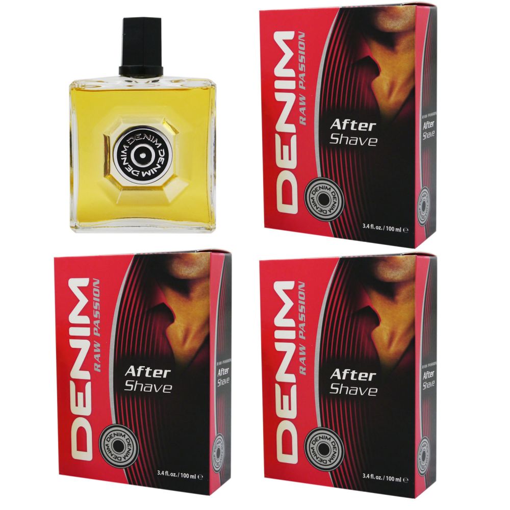 Denim Raw Passion 3 x 100 ml Aftershave After Shave Set bei Riemax