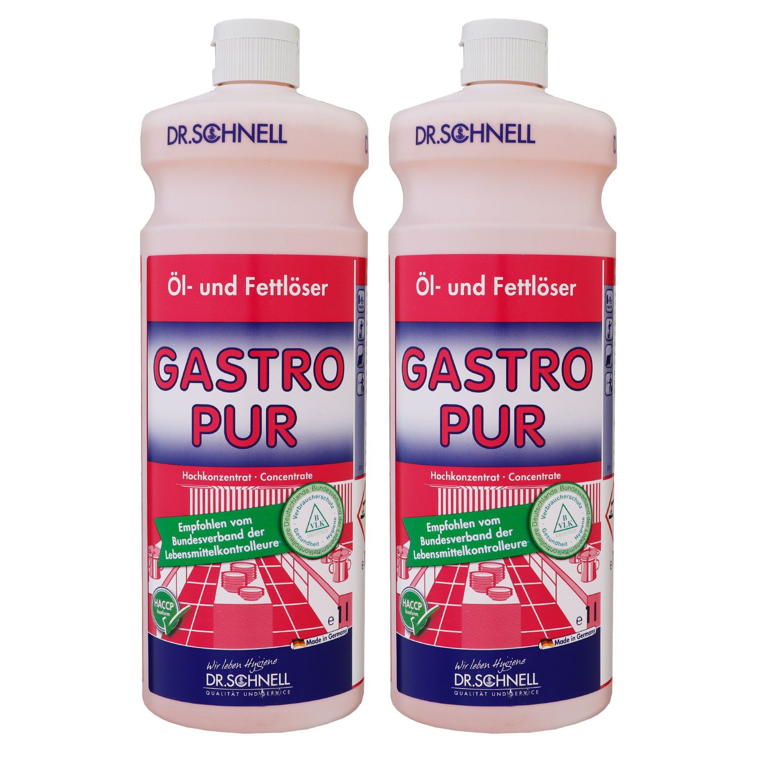 Dr. Schnell Gastro Pur 2 x 1 L Öl & Fettlöser Küchenbereich bei Riemax
