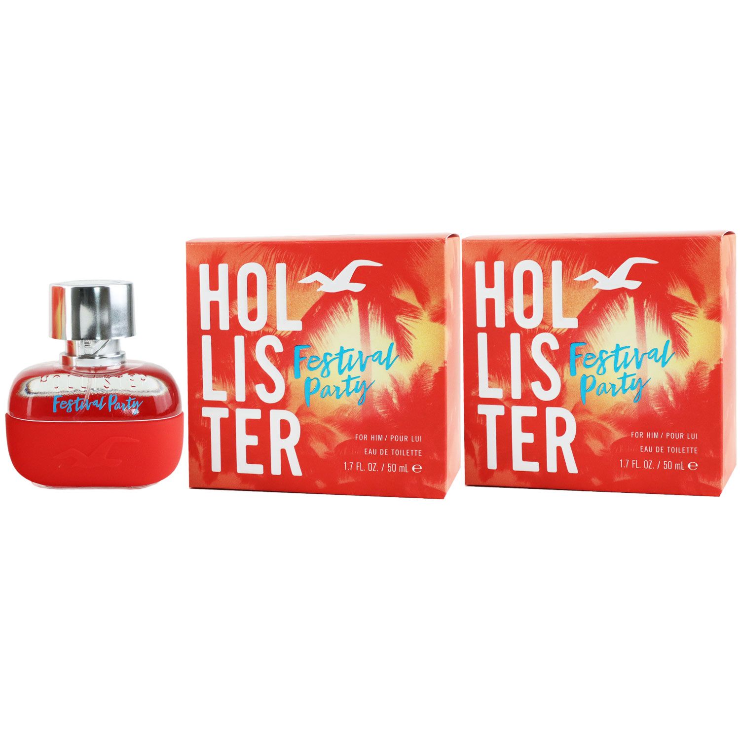Hollister Festival Party for Him 2 x 50 ml EDT Set OVP NEU bei Riemax