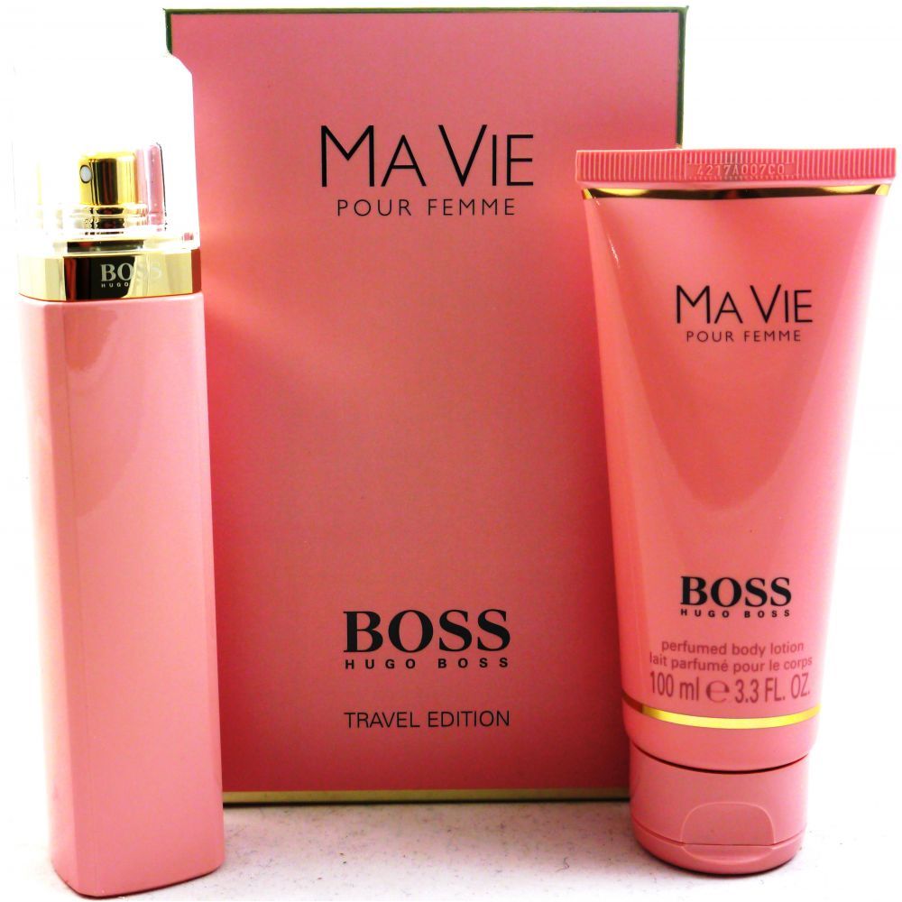 Hugo Boss Ma Vie Pour Femme 75 ml Eau de Parfum EDP & 100 ml Bodylotion