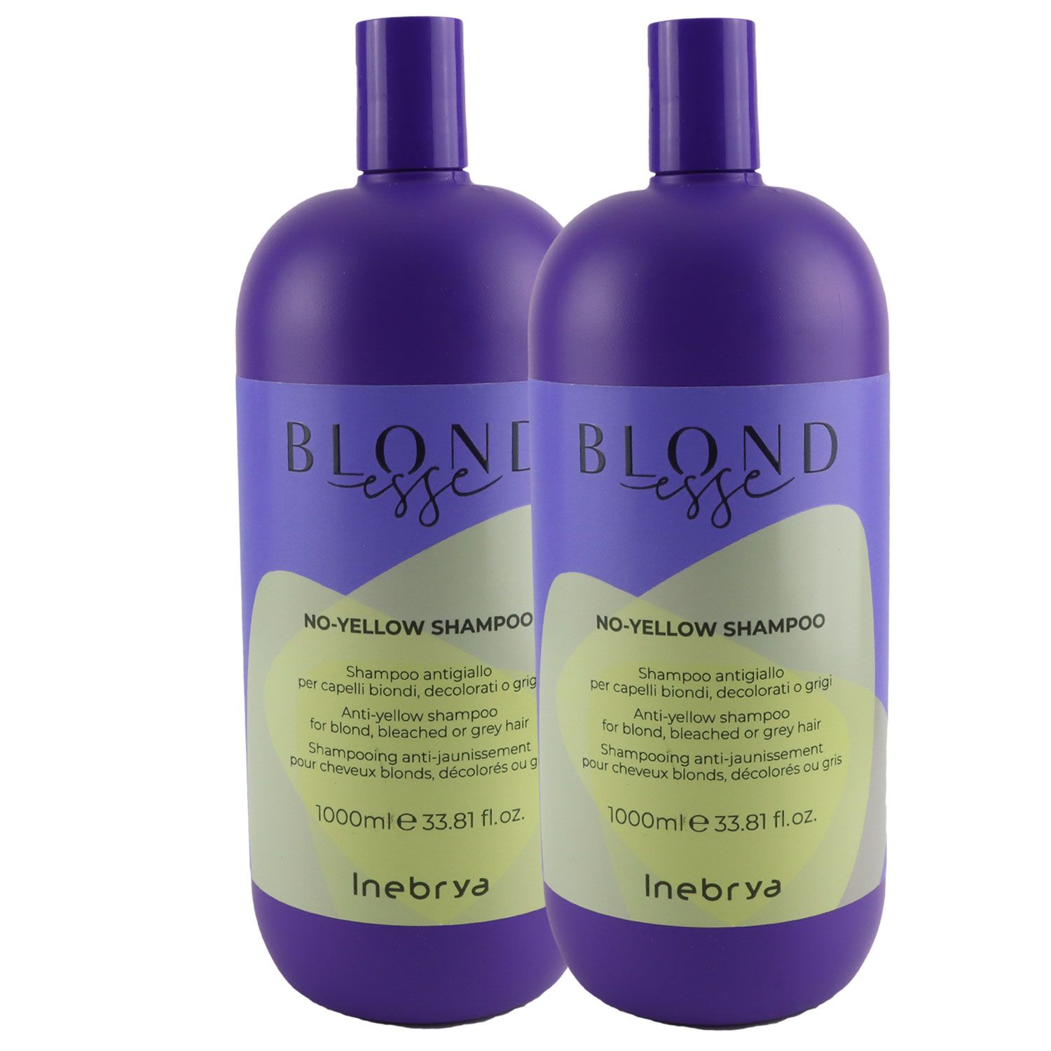 Inebrya No Yellow Shampoo 2 x 1000 ml bei Riemax
