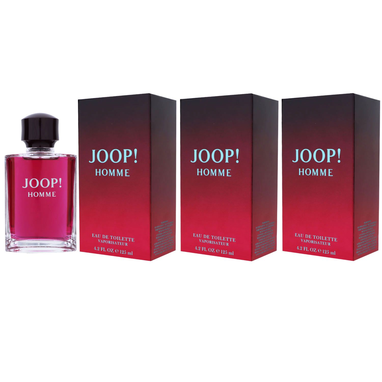 Joop Homme 3 x 125 ml Eau de Toilette EDT Set bei Riemax