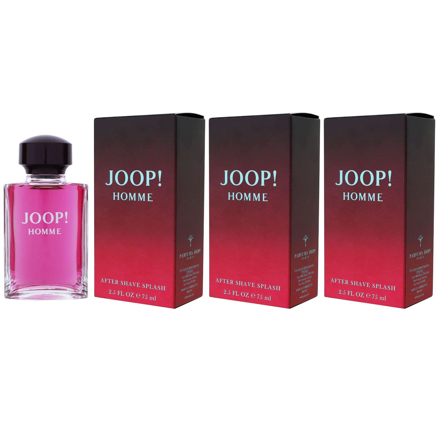 Joop Homme 3 x 75 ml After Shave Aftershave Set bei Riemax