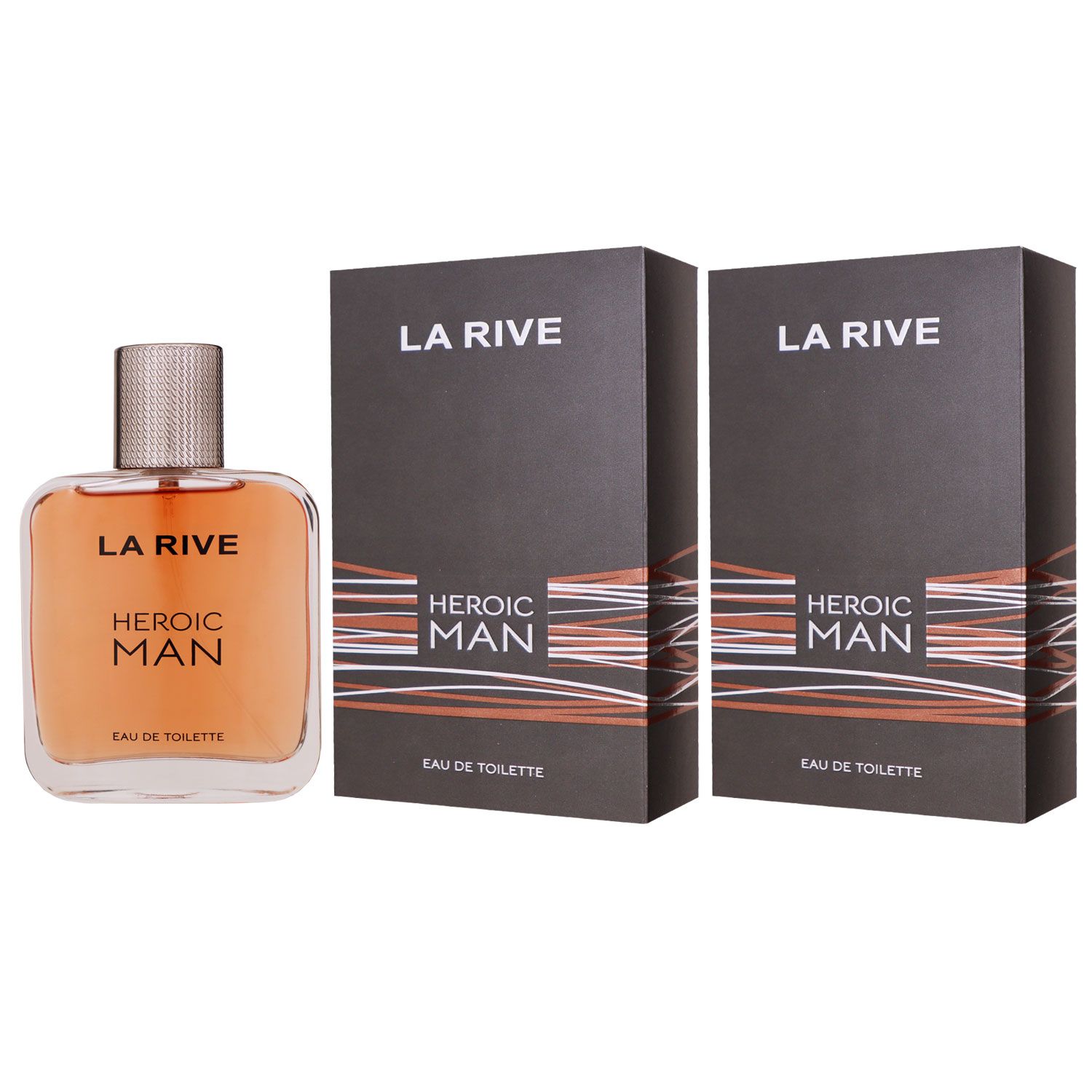 La Rive Heroic Man 2 x 100 ml EDT Set bei Riemax
