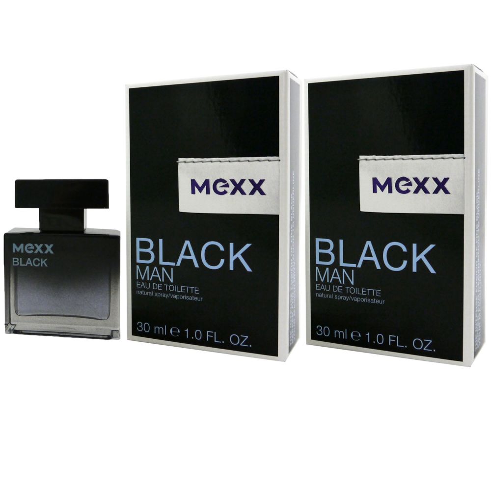 Mexx Black Man 2 x 30 ml Eau de Toilette EDT Set bei Riemax