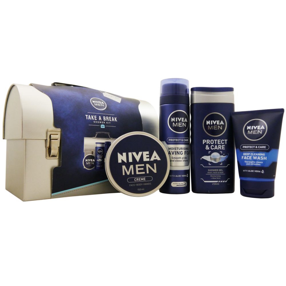 Nivea Men Take a Break Set 5 tlg SG & Foam & Creme & Reinigung bei Riemax