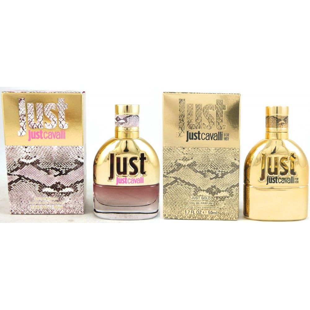 Roberto Cavalli Just Cavalli For Her 50ml EDT & Gold 50 ml EDP Set bei Riemax