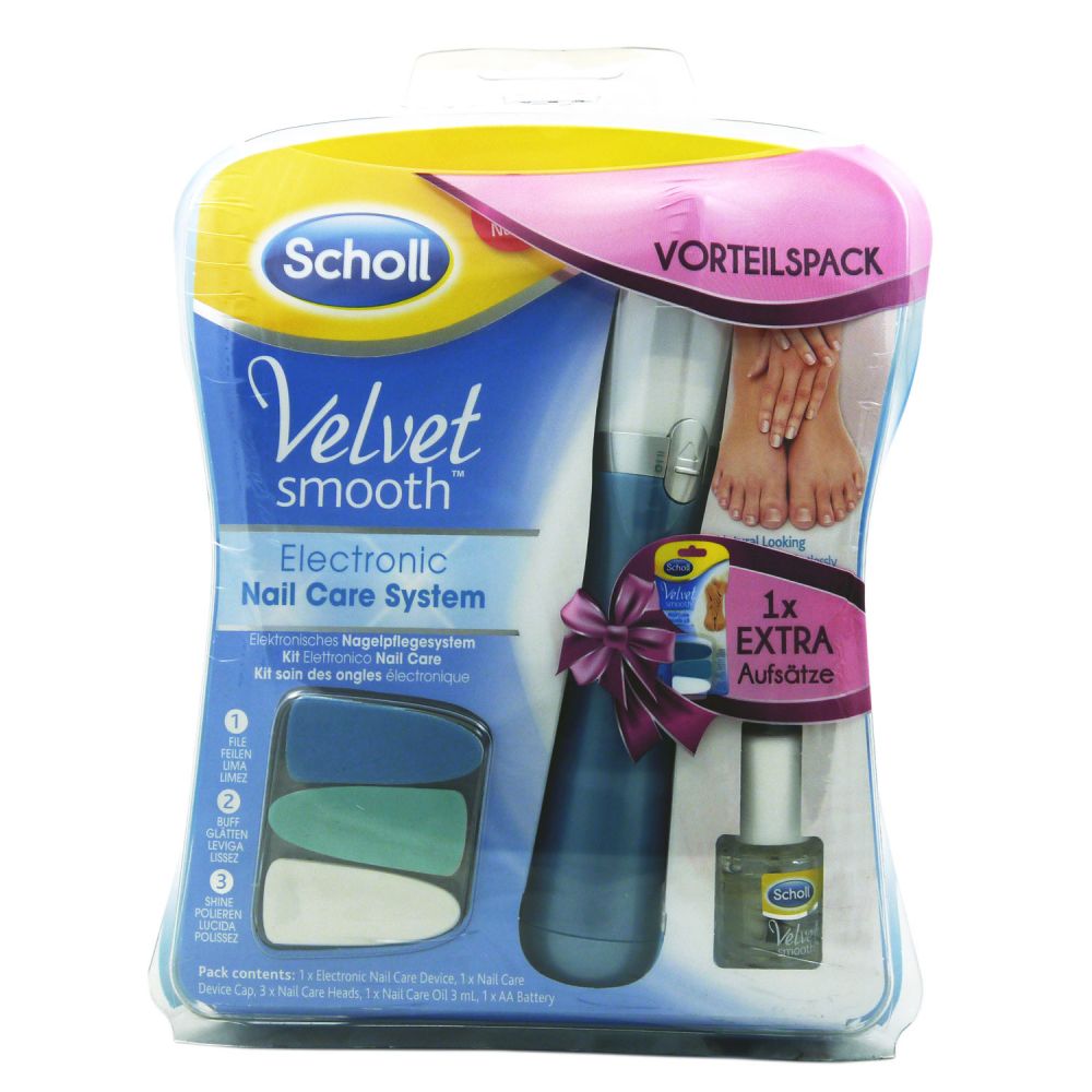 Scholl Velvet Smooth Nail Care pink 3x Ersatzfeilen Öl bei Riemax