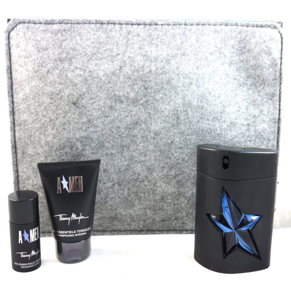 Thierry Mugler A Men Set 100 ml Eau de Toilette EDT & 50 ml Duschgel & 20 ml Deo