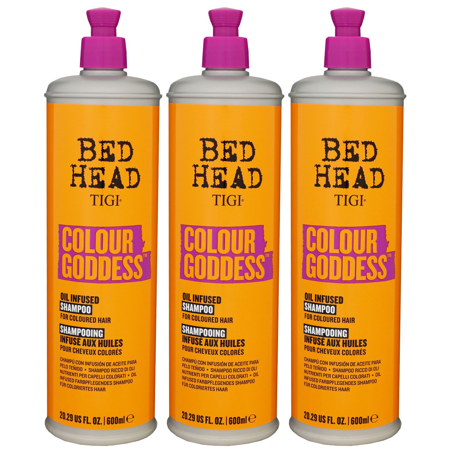 Tigi Bed Head Color Goddess 3 x 600 ml Shampoo bei Riem