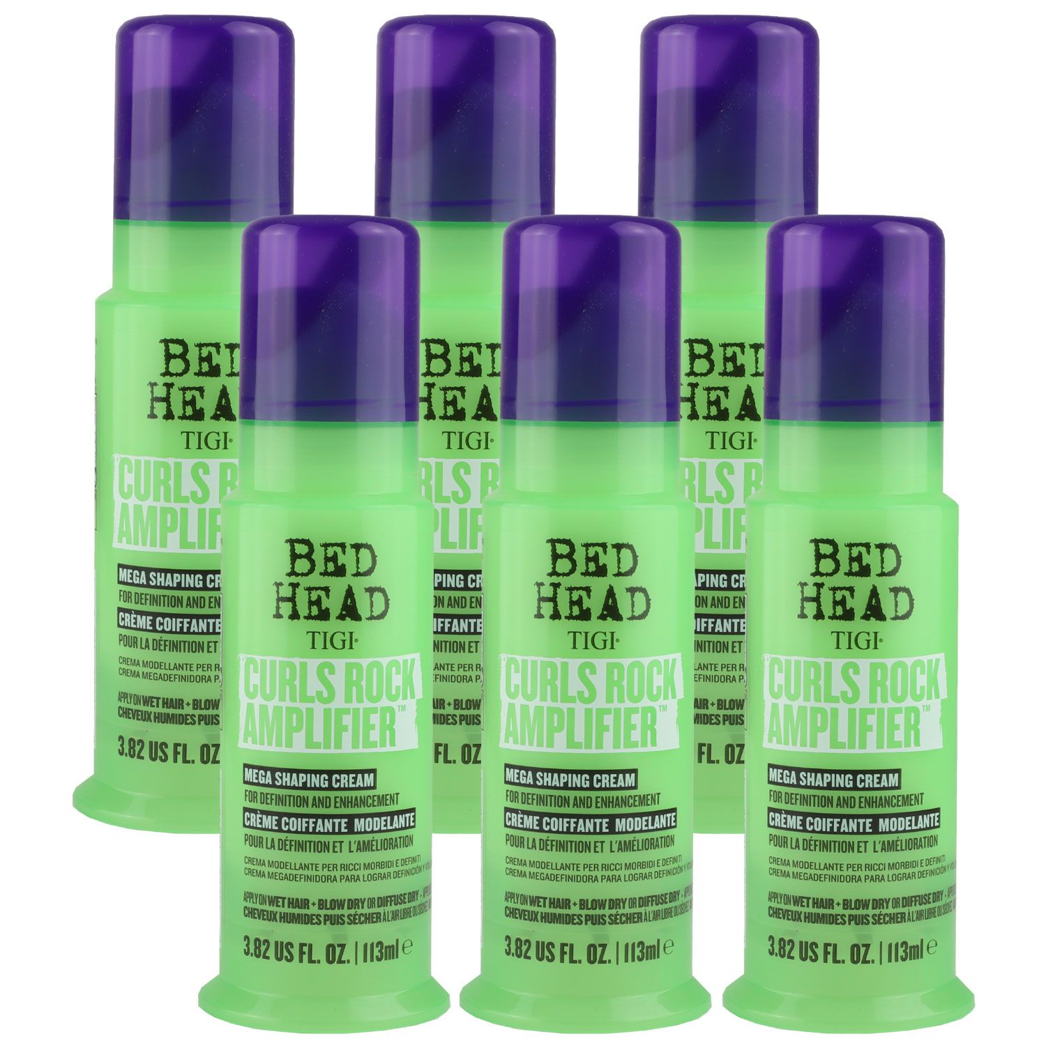 Tigi Bed Head Row Curls Rock Amplifier Mega Shaping Cream 6 x 113 ml