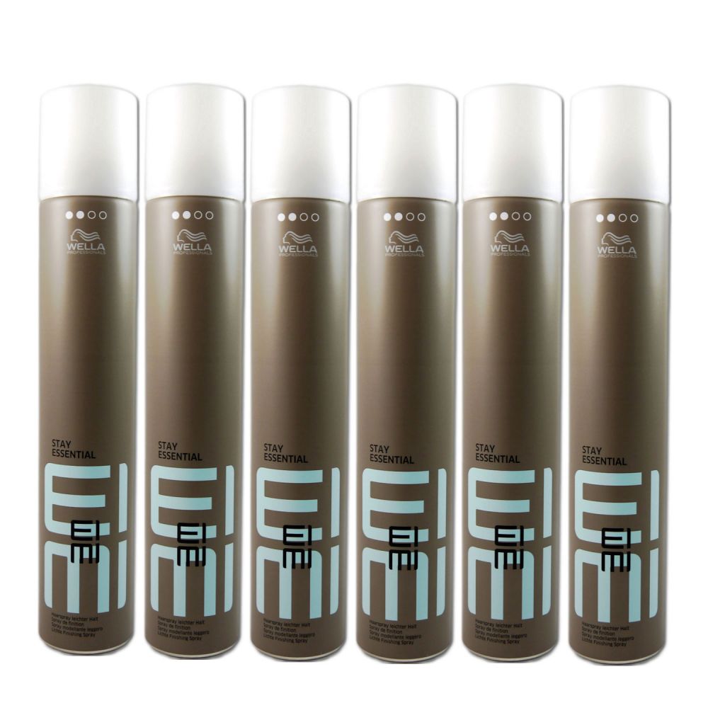 Wella EIMI Stay Essential Haarspray – 300 Ml, Formbarer Halt Level 2, Schutz Vor Feuchtigkeit & Hitze