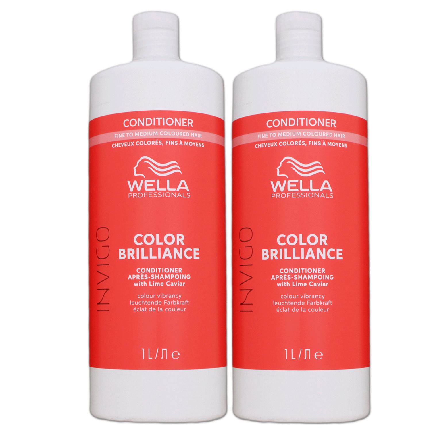 Wella INVIGO Brilliance 2 x 1000 ml Conditioner für feines coloriertes Haar Set bei Riemax