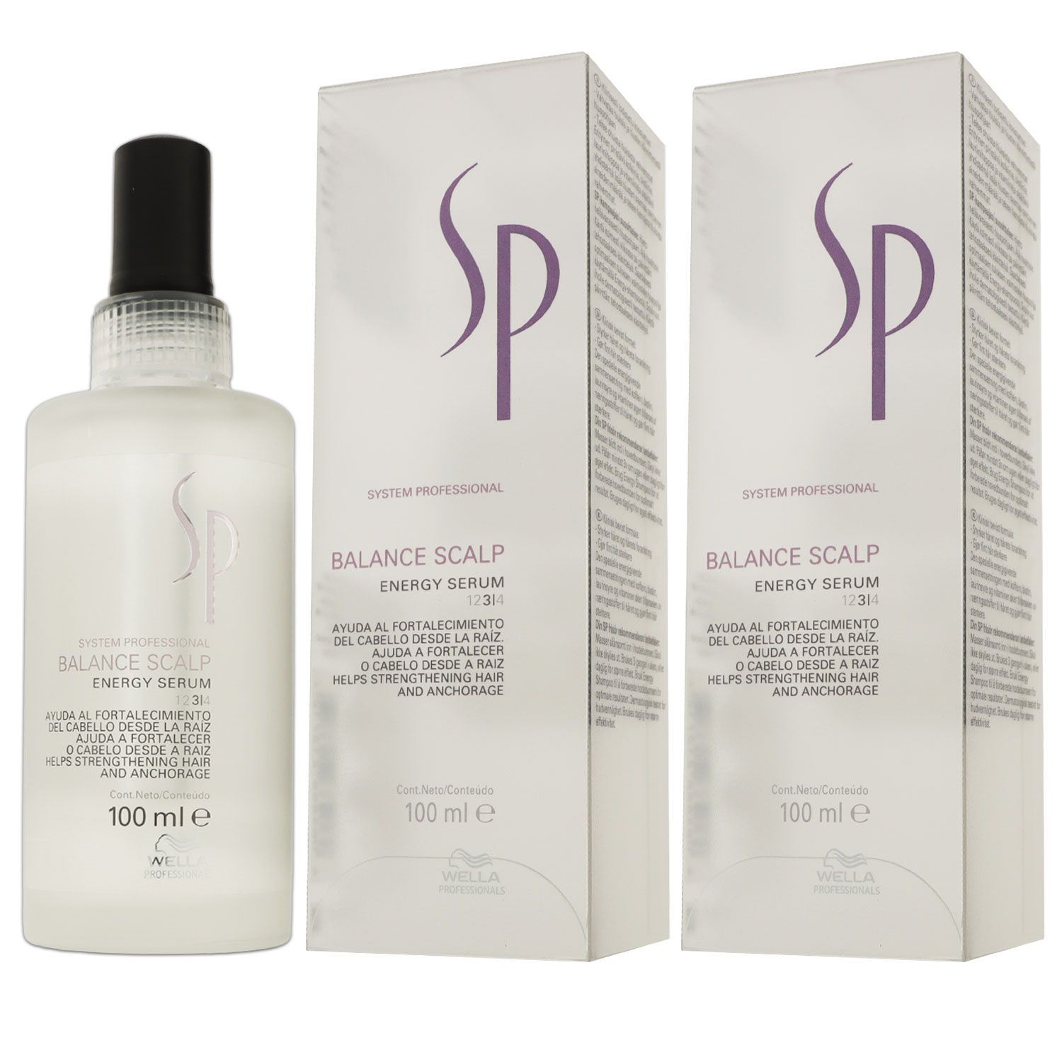 Wella SP Balance Scalp Energy Serum 2 x 100 ml Set OVP bei Riemax