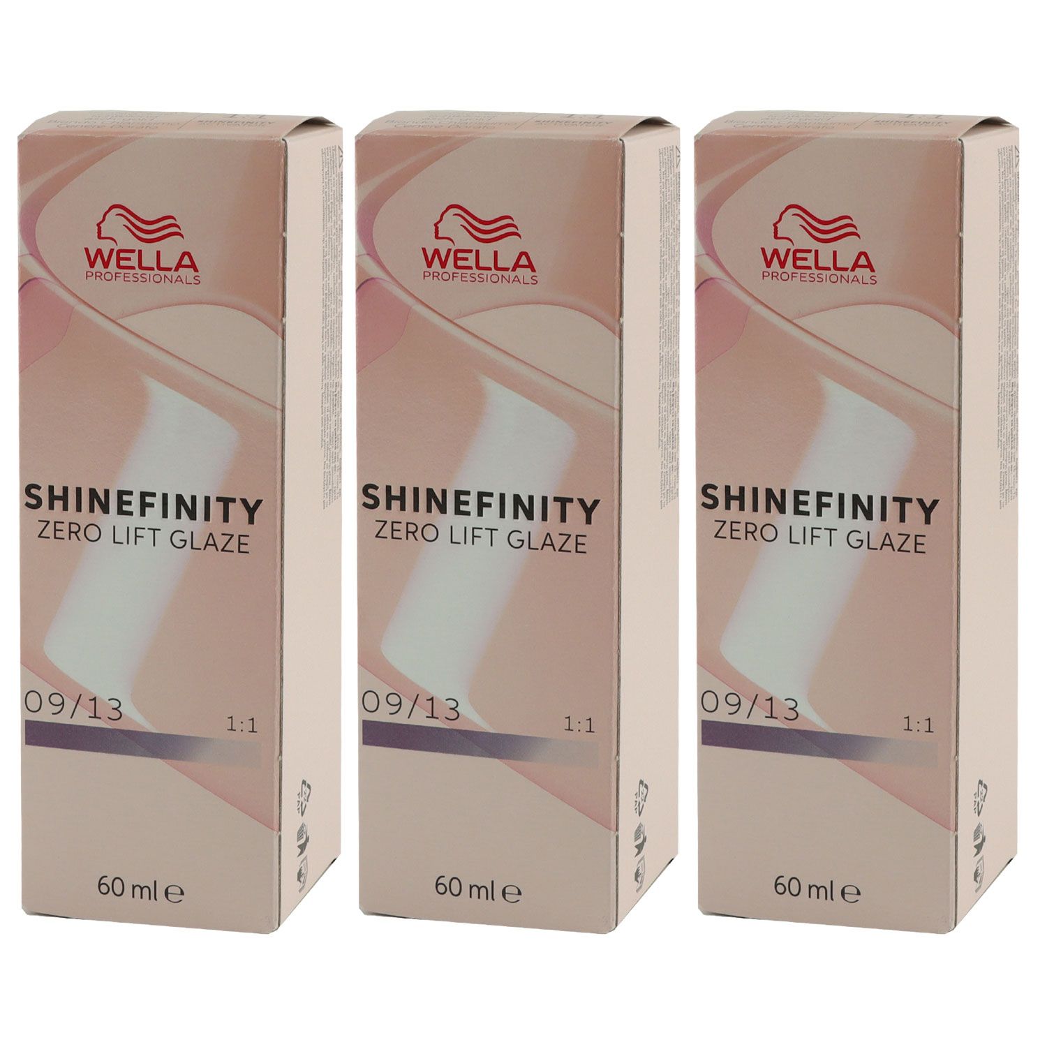 Wella Shinefinity Glaze Cool 3 x 60 ml 09/13 Toffee Milk bei Riemax
