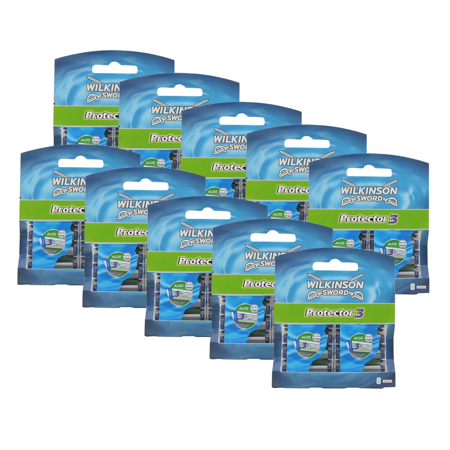 Wilkinson Sword Protector 3 Klingen 10 x 8 Stück bei Riemax