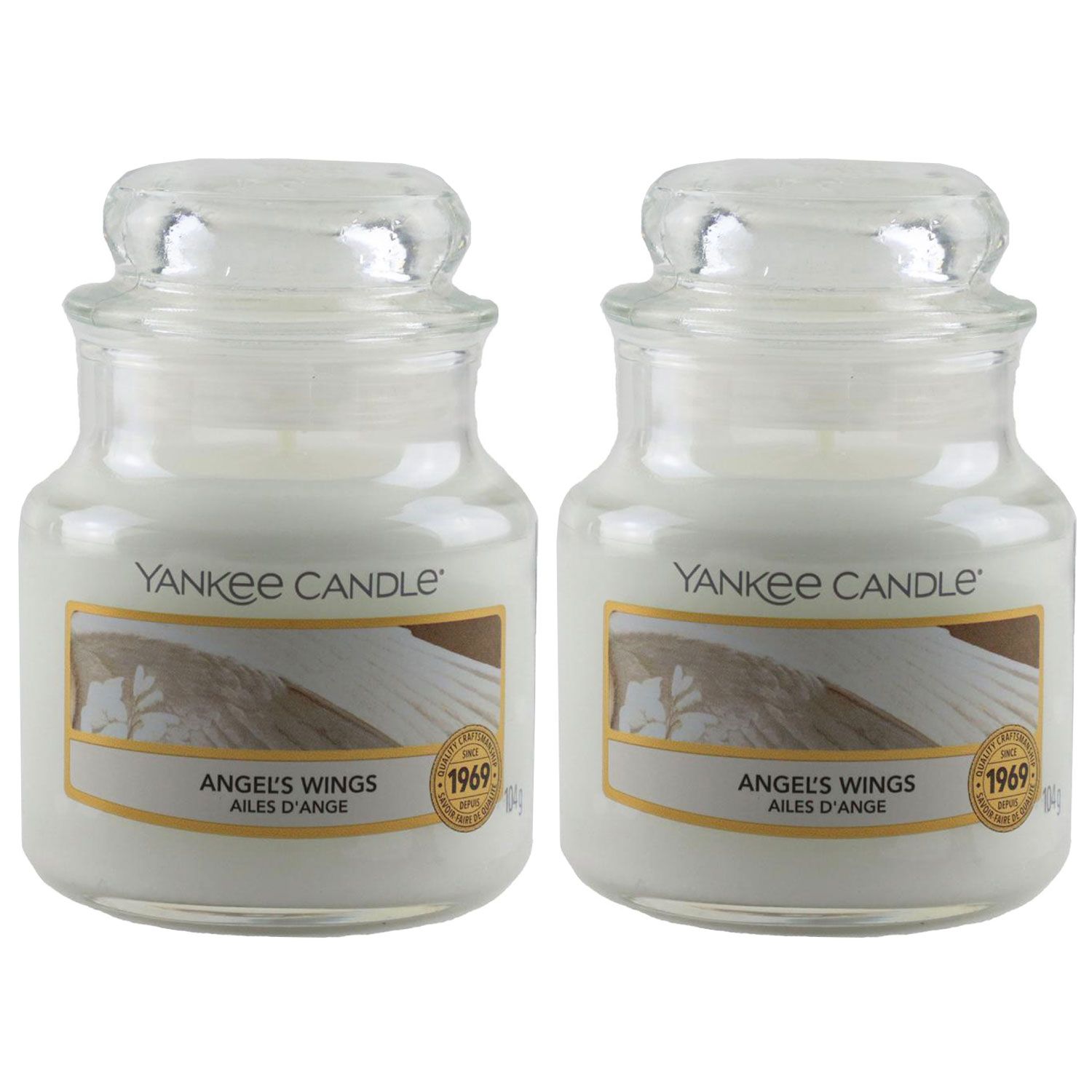 Yankee Candle Duftkerze Angels Wings Jar 2 x 104 g bei Riemax