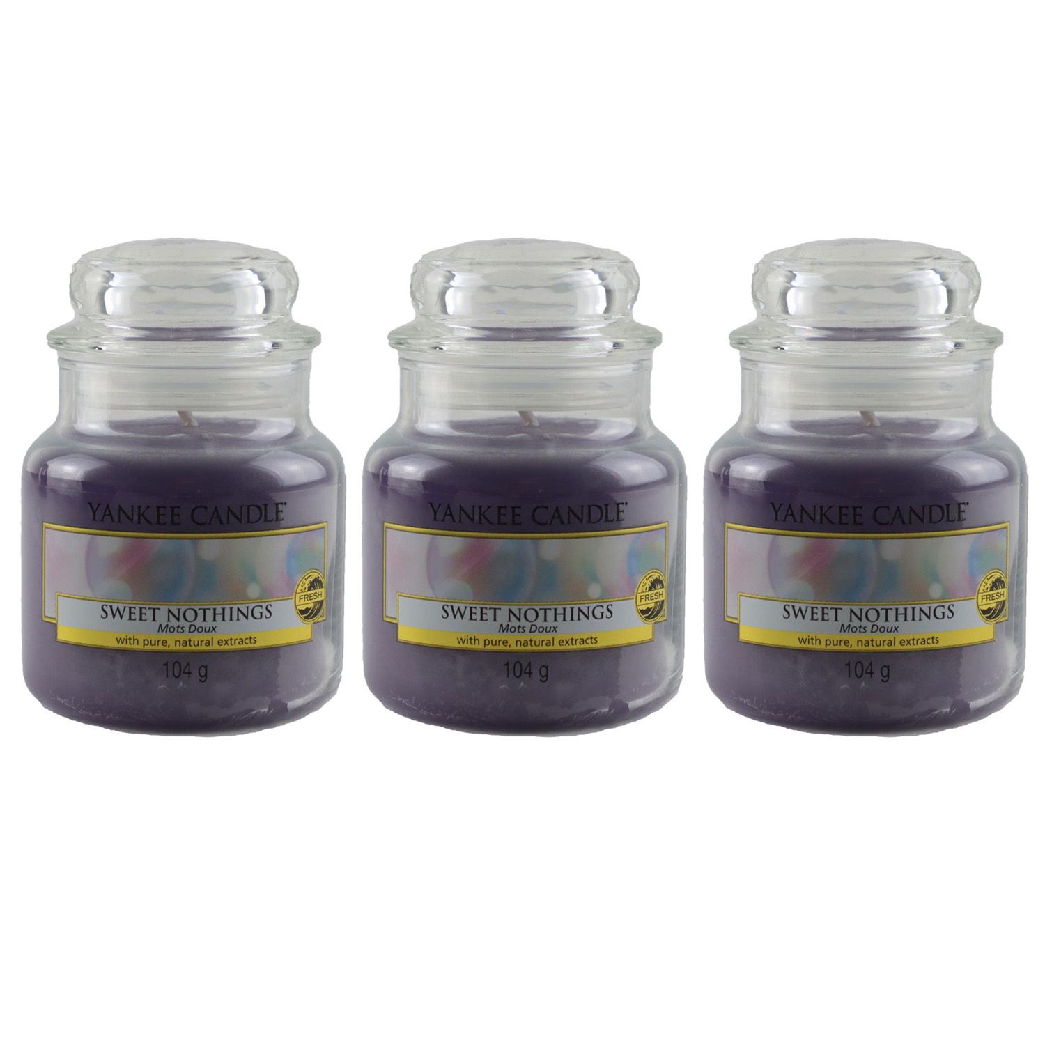 Yankee Candle Duftkerze Sweet Nothings im Glas Jar 3 x 104 g bei Riemax