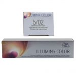 Wella Illumina Color 60 ml - freie Farbwahl Permanente Haarfarbe 5/02 hellbraun natur matt