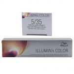 Wella Illumina Color 60 ml - freie Farbwahl Permanente Haarfarbe 5/35 hellbraun gold mahagoni