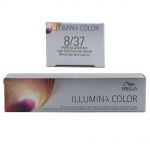 Wella Illumina Color 60 ml - freie Farbwahl Permanente Haarfarbe 8/37 hellblond gold braun