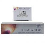 Wella Illumina Color 60 ml - freie Farbwahl Permanente Haarfarbe 9/43 lichtblond rot gold