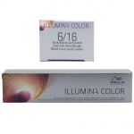 Wella Illumina Color 60 ml - freie Farbwahl Permanente Haarfarbe 6/16 dunkelblond asch violett