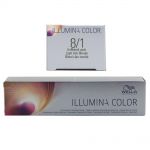 Wella Illumina Color 60 ml - freie Farbwahl Permanente Haarfarbe 8/1 hellblond asch
