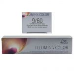 Wella Illumina Color 60 ml - freie Farbwahl Permanente Haarfarbe 9/60 lichtblond violett natur