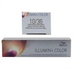 Wella Illumina Color 60 ml - freie Farbwahl Permanente Haarfarbe 10/36 hell lichtblond gold violett