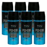 Axe Deo 6 x 150 ml diverse Sorten Deodorant Deospray - verschiedene Sorten You Refreshed