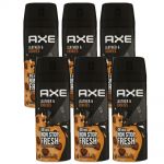 Axe Deo 6 x 150 ml diverse Sorten Deodorant Deospray - verschiedene Sorten Leather & Cookies
